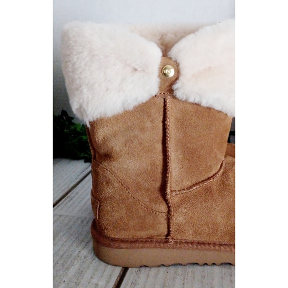 UGG® Pure Classic Short Boot - Color: Chestnut - Picture 11 of 16